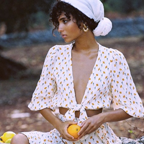 Faithful The Brand La Guardia Top Floral Print S - Picture 10 of 15